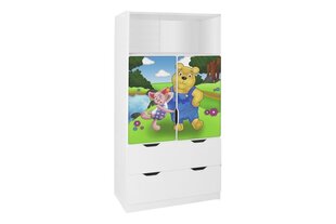 Шкаф Ami с дверцами 69B, 45x80x160 см цена и информация | Полки для книг и игрушек | hansapost.ee