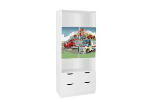 Riiul koos uksega 37B, 45x80x195 cm цена и информация | Полки для книг и игрушек | hansapost.ee