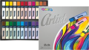 Kandilised värvipliiatsid COLORINO ARTIST, 24 värvi hind ja info | Kunstitarbed, voolimise tarvikud | hansapost.ee