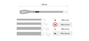 Jalutusrihm Amiplay Reflective, M, roosa hind ja info | Jalutusrihmad koertele | hansapost.ee