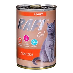 Rafi Cat konserv täiskasvanud kassidele pardilihaga, 400 g hind ja info | Rafi Lemmikloomatarbed | hansapost.ee