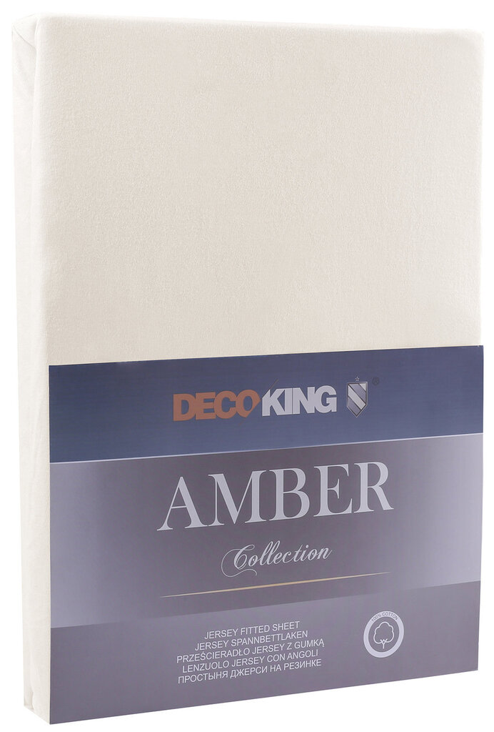 Puuvillane lina Amber Bei 100-120 x 200 + 30 cm hind ja info | Voodilinad | hansapost.ee
