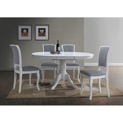 Комплект из 2 стульев MNSC, цвет: белый/серый цена и информация | Стулья для кухни и столовой | hansapost.ee