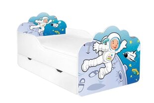 Детская кровать с матрасом и ящиком для постельного белья POLA 48, 160x80 см цена и информация | Детские кровати | hansapost.ee