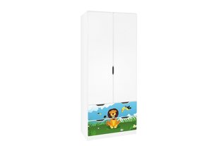 Шкаф с дверями Ami 58, 45x80x195 см цена и информация | Полки для книг и игрушек | hansapost.ee