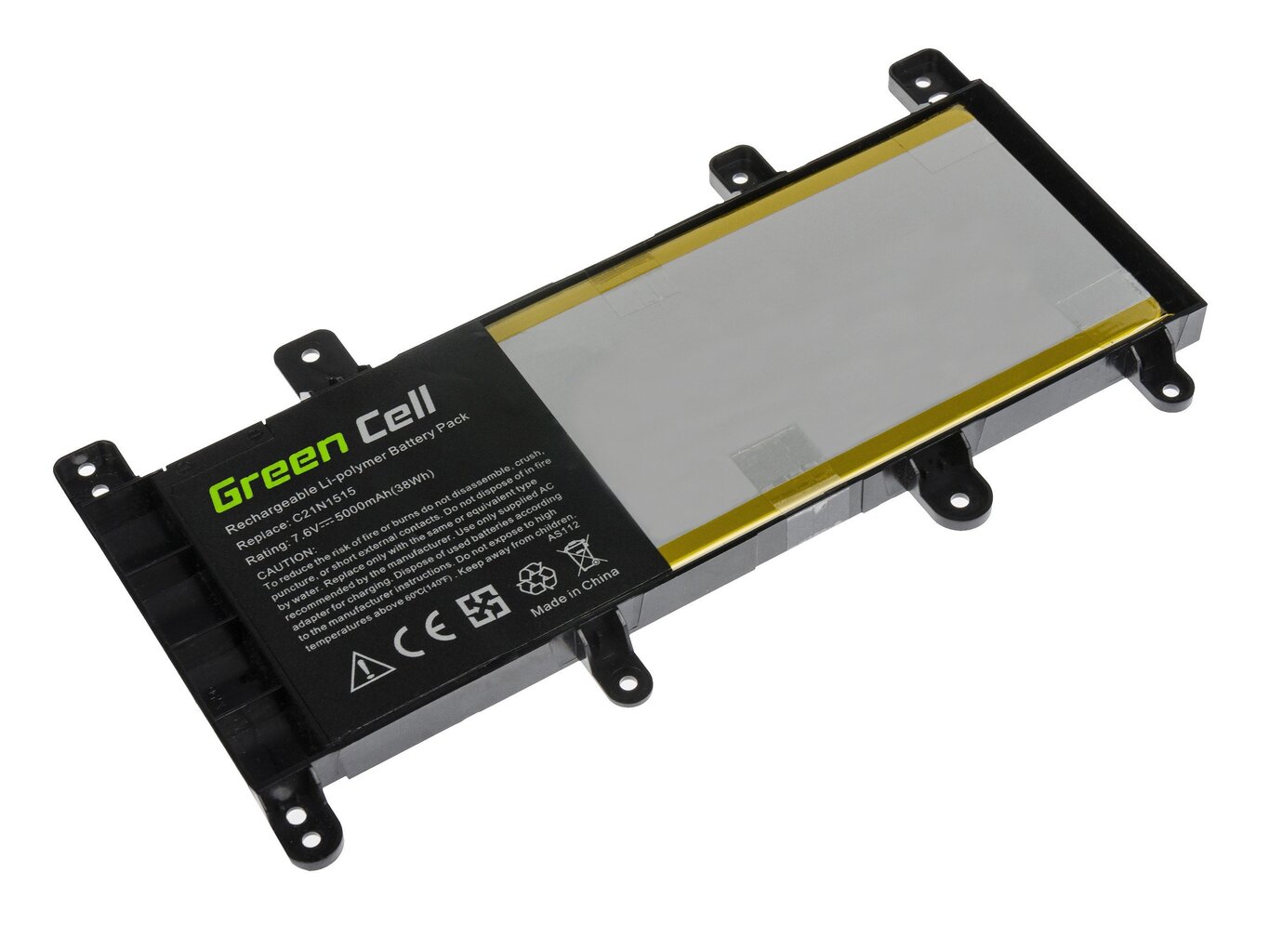 Sülearvuti aku Green Cell Laptop Battery for Asus X756U X756UA X756UQ X756UV X756UX цена и информация | Sülearvuti akud | hansapost.ee