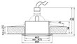 Süvistatav valgusti Candellux SH-08 NM/CH MR16 hind ja info | Süvistatavad LED valgustid | hansapost.ee