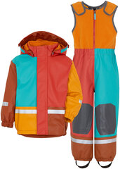 Didriksons laste soe kummikomplekt BOARDMAN, tumeroosa-kirju price and information | Rainwear for children | hansapost.ee