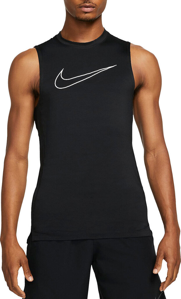 Nike PRO meeste treeningsärk NP DF TOP SL, must цена и информация | Spordiriided meestele | hansapost.ee