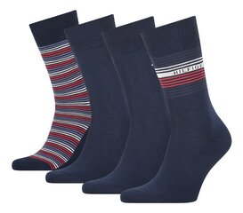 Tommy Hilfiger meeste sokid 4pk kinkekarbis, tumesinine hind ja info | Tommy Hilfiger Riided, jalanõud ja aksessuaarid | hansapost.ee