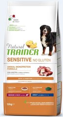 Kuivtoit koertele pardilihaga Natural Trainer Sensitive No Gluten keskmist ja suurt tõugu koertele, 12 kg hind ja info | Koerte kuivtoit ja krõbinad | hansapost.ee