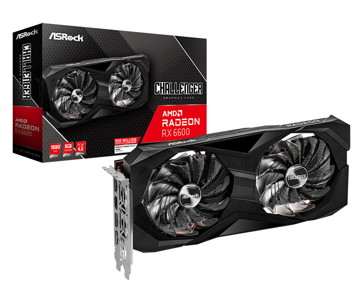 RX 6600 8GB ASRock CLD Challenger D price and information | Videokaardid | hansapost.ee