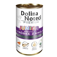 Dolina Noteci Premium Пироги Junior из печени кролика 400г цена и информация | Консервы для собак | hansapost.ee