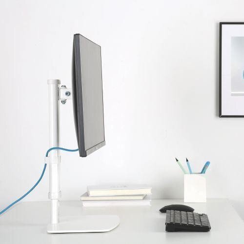 Monitorikinnitus Techly LED/LCD 17-27" 6 kg, valge hind ja info | Teleri seinakinnitused ja hoidjad | hansapost.ee