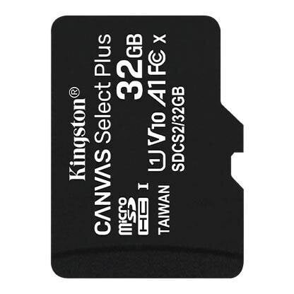 Kingston microSDHC 32GB Canvas Select Plus 100R цена и информация | Mälukaardid mobiiltelefonidele | hansapost.ee