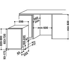 WHIRLPOOL WIP 4O33 PLE S hind ja info | Whirlpool Kodumasinad | hansapost.ee