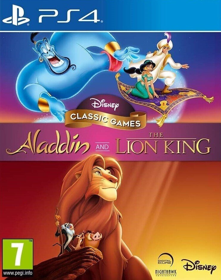 Disney Classic Games: Aladdin and The Lion King (PS4) hind ja info | Konsooli- ja arvutimängud | hansapost.ee