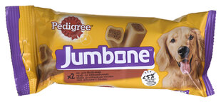 Pedigree suupiste koertele veiselihaga Jumbone medium, 180 g цена и информация | Лакомства для собак | hansapost.ee