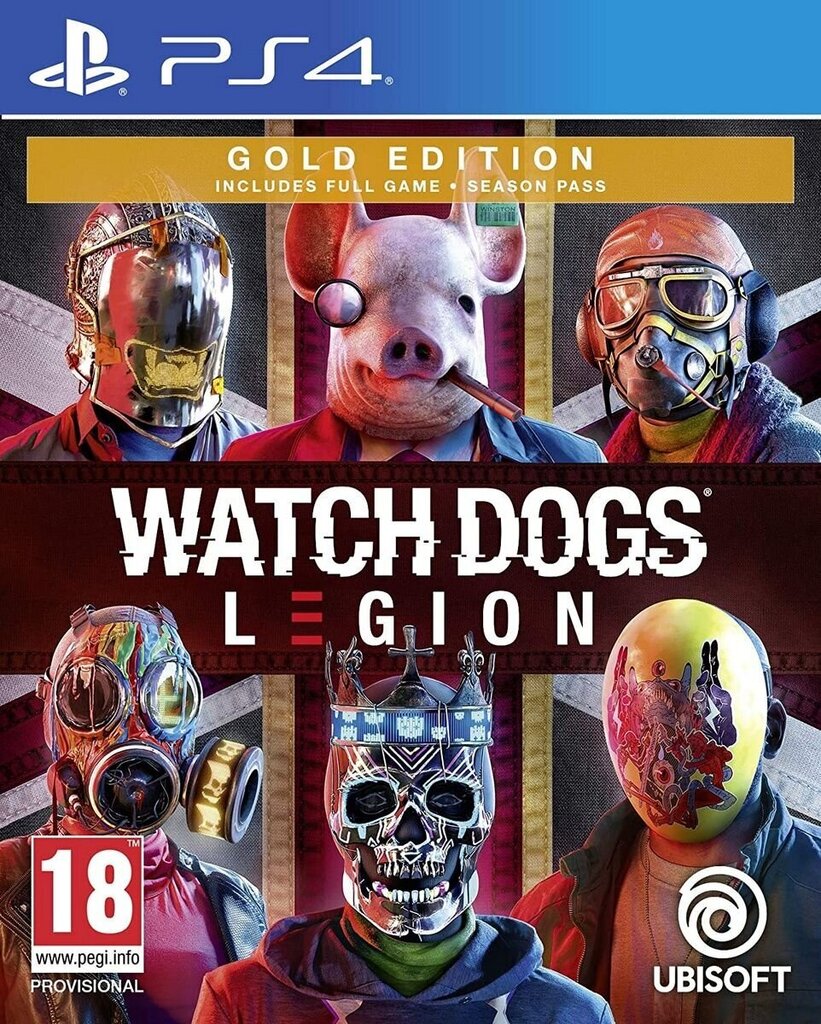 PS4 Watch Dogs Legion Gold Edition incl. Season Pass hind ja info | Konsooli- ja arvutimängud | hansapost.ee