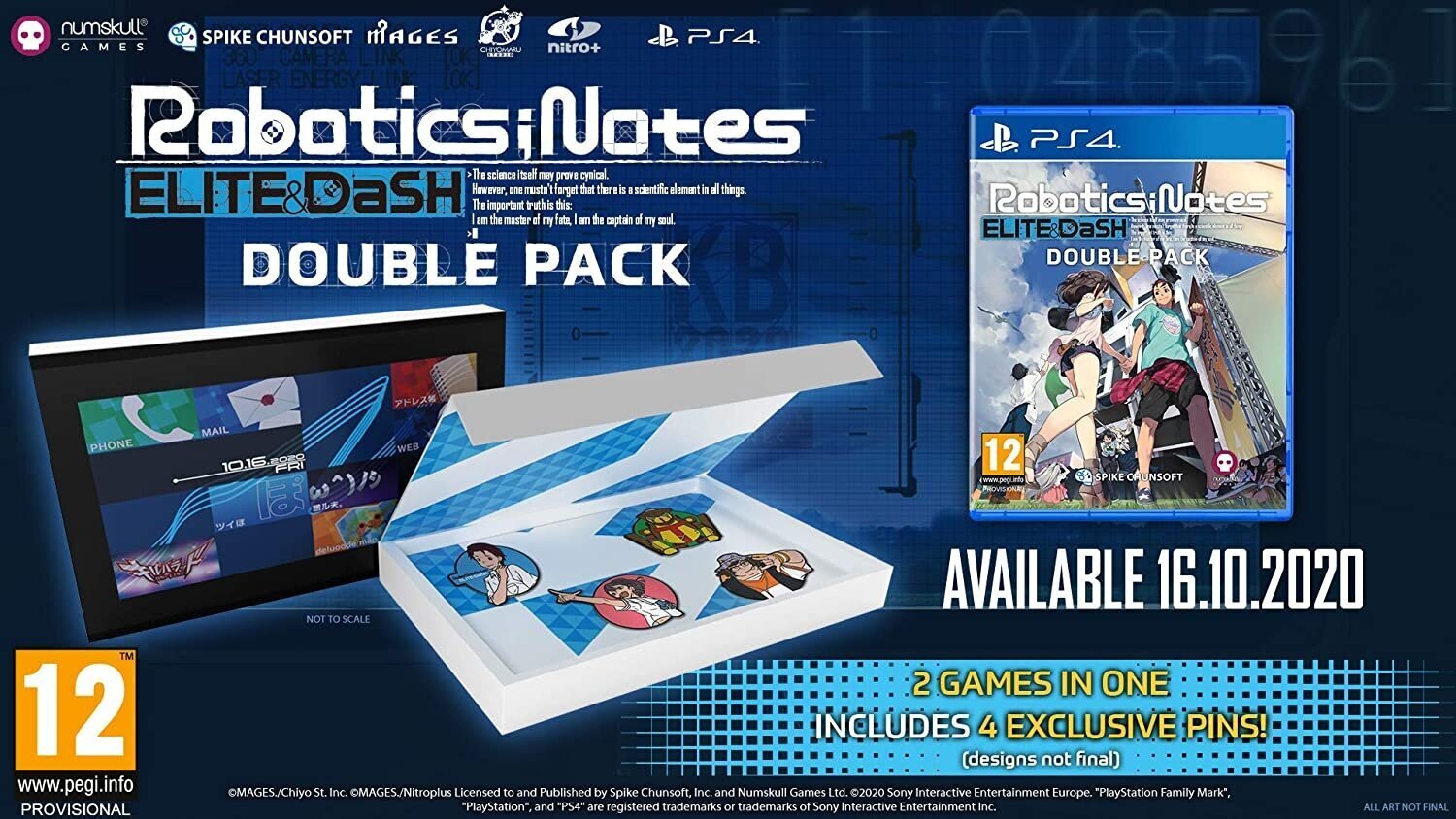 PlayStation 4 Mäng Robotics; Notes Double Pack Badge Edition цена и информация | Konsooli- ja arvutimängud | hansapost.ee