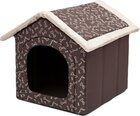 Лежак-конура Hobbydog R2 кости, 44x38x45 см, коричневый