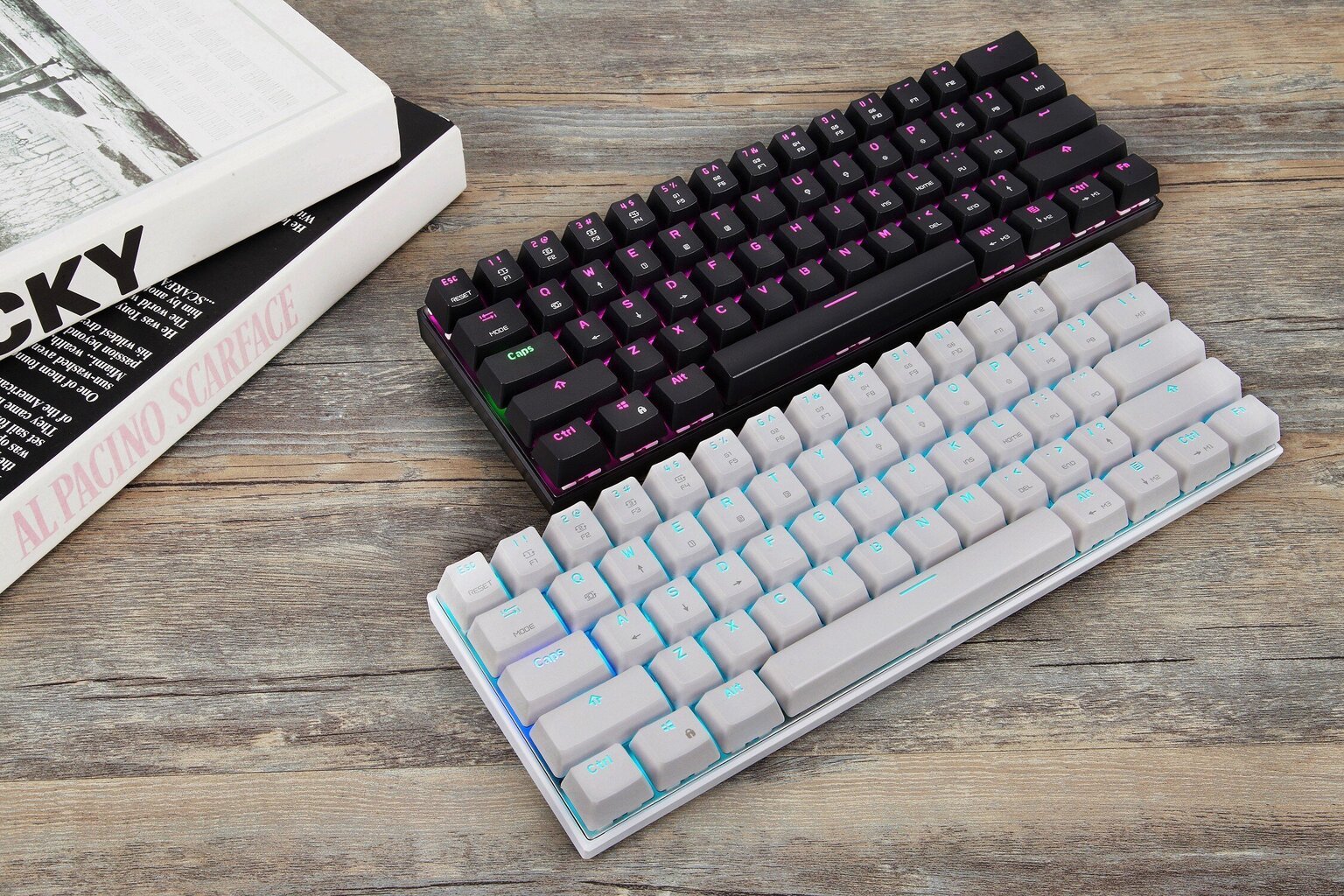 Wireless mechanical gaming keyboard Motospeed CK62 Bluetooth (white) hind ja info | Klaviatuurid | hansapost.ee