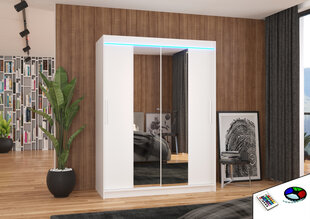 Kapp Iness LED valgustusega, valge цена и информация | Шкафы | hansapost.ee