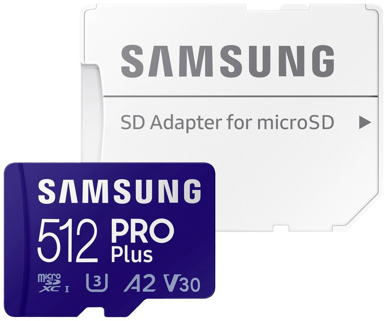 Mälukaart SAMSUNG MICRO SDXC PRO+ 512GB/W/ADAPT. MB-MD512KA/EU hind ja info | Mälukaardid mobiiltelefonidele | hansapost.ee
