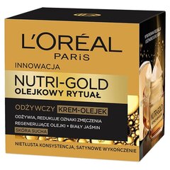 Näokreem L'oreal Paris Nutro Gold Extraordinary 50 ml цена и информация | Кремы для лица | hansapost.ee