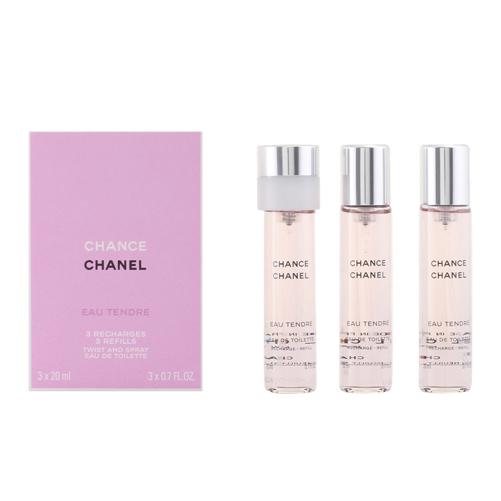 Chanel Chance Eau Tendre EDT naistele 3 x 20 ml цена и информация | Parfüümid naistele | hansapost.ee