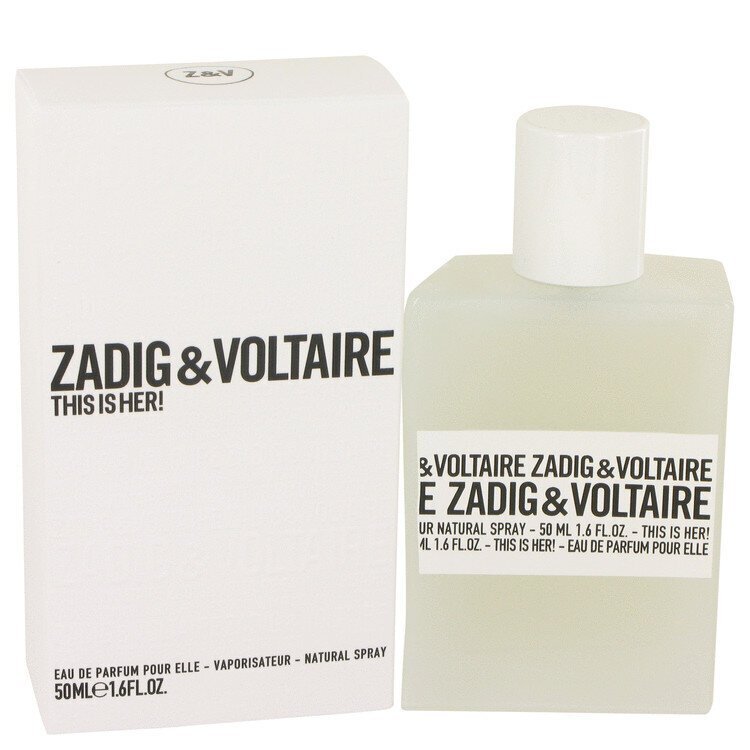 Naiste parfüüm This Is Her! Zadig & Voltaire EDP: Maht - 50 ml hind ja info | Parfüümid naistele | hansapost.ee