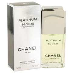 Chanel Egoiste Platinum EDT для мужчин 50 мл цена и информация | Мужские духи | hansapost.ee