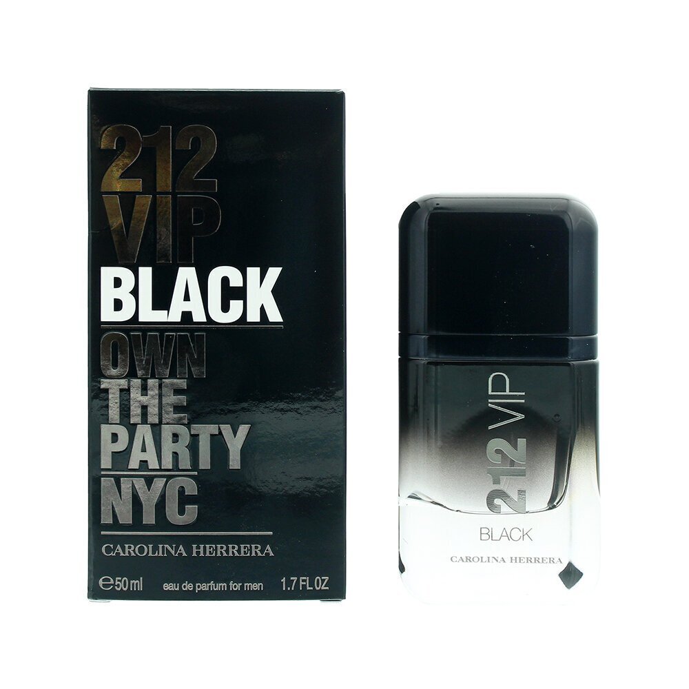 Meeste parfüüm 212 VIP Black Carolina Herrera EDP: Maht - 50 ml hind ja info | Parfüümid meestele | hansapost.ee