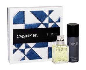 Комплект Calvin Klein Eternity для мужчин: EDT 100 мл + дезодорант 150 мл цена и информация | Мужские духи | hansapost.ee