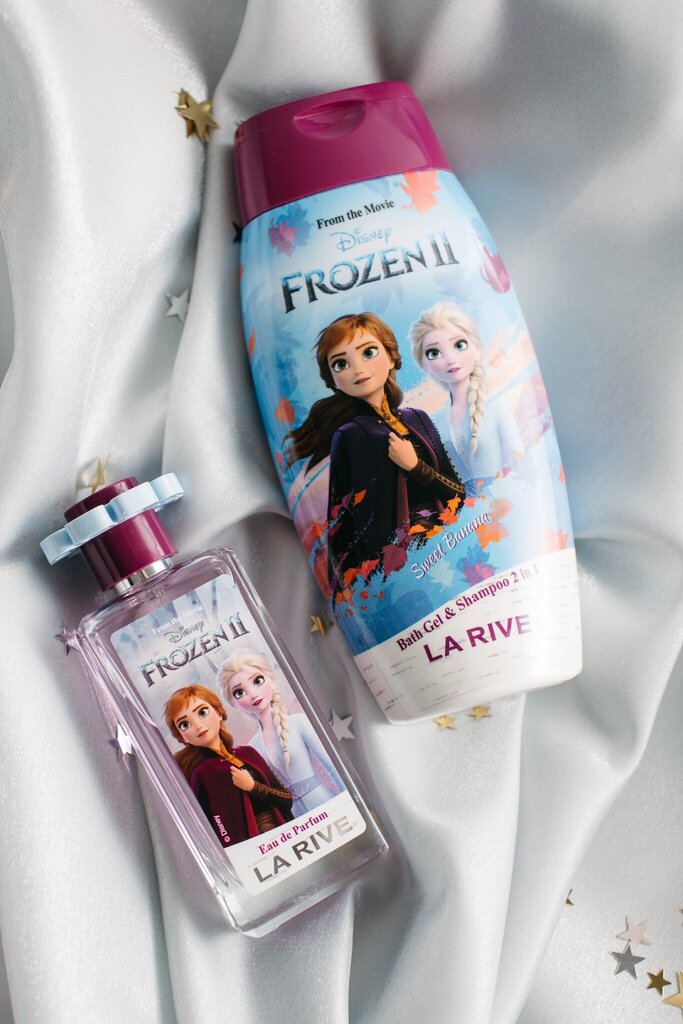 Komplekt La Rive Frozen: EDP 50 ml+dušigeel-šampoon tüdrukutele 250 ml цена и информация | Laste lõhnaõlid | hansapost.ee