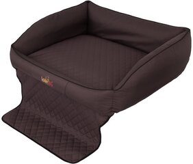 Hobbydog дорожный лежак Royal Trunk Dark Brown, R3, 110x90 см цена и информация | Принадлежности в дорогу | hansapost.ee