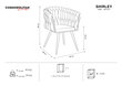 2-tooli komplekt Cosmopolitan Design Shirley, must hind ja info | Köögitoolid, söögitoolid | hansapost.ee