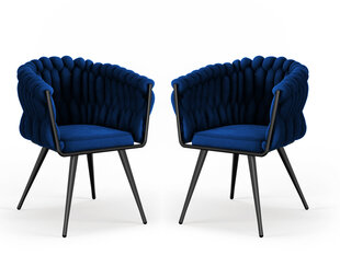 2-tooli komplekt Cosmopolitan Design Shirley, sinine hind ja info | Köögitoolid, söögitoolid | hansapost.ee