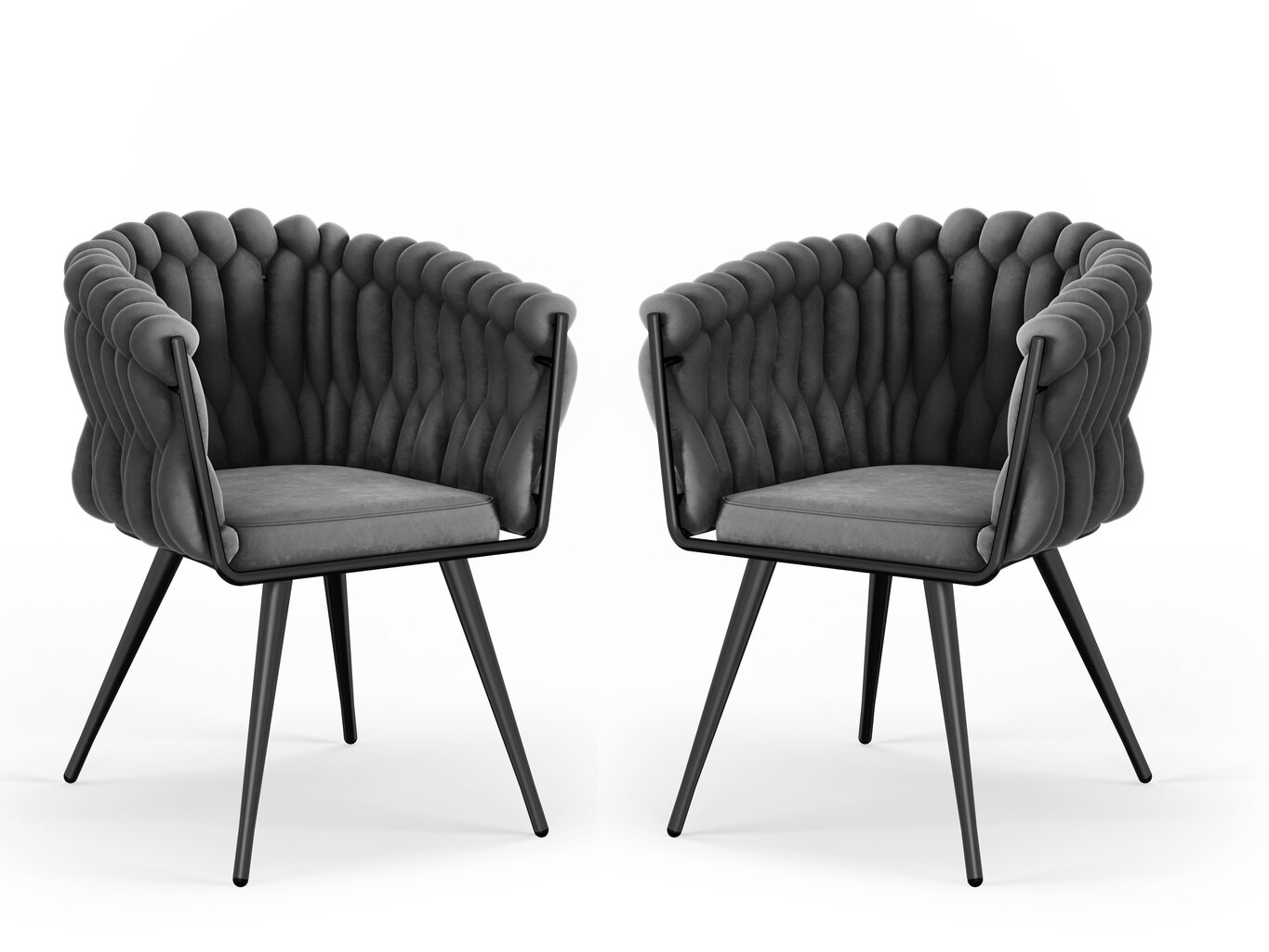 2-tooli komplekt Cosmopolitan Design Shirley, helehall цена и информация | Köögitoolid, söögitoolid | hansapost.ee