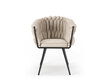 2-tooli komplekt Cosmopolitan Design Shirley, beeži värvi цена и информация | Köögitoolid, söögitoolid | hansapost.ee