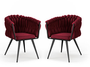 Комплект из 2 стульев Cosmopolitan Design Shirley, красный цена и информация | Стулья для кухни и столовой | hansapost.ee