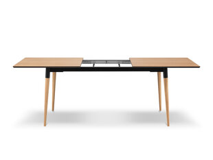Раскладной стол Intereurs86 Claude 120x80 см, коричневый цена и информация | Кухонные и обеденные столы | hansapost.ee