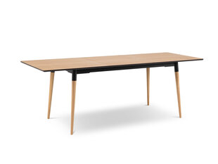 Раскладной стол Intereurs86 Claude 120x80 см, коричневый цена и информация | Кухонные и обеденные столы | hansapost.ee