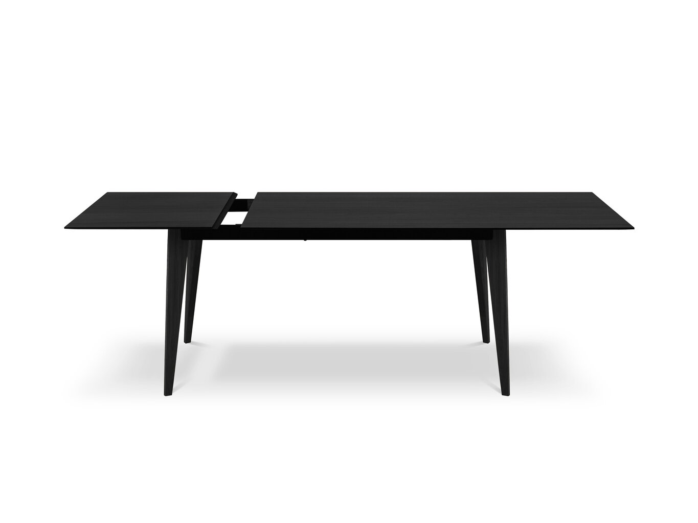 Pikendatav laud Windsor & Co Royal, 120x80 cm, must hind ja info | Köögilauad, söögilauad | hansapost.ee