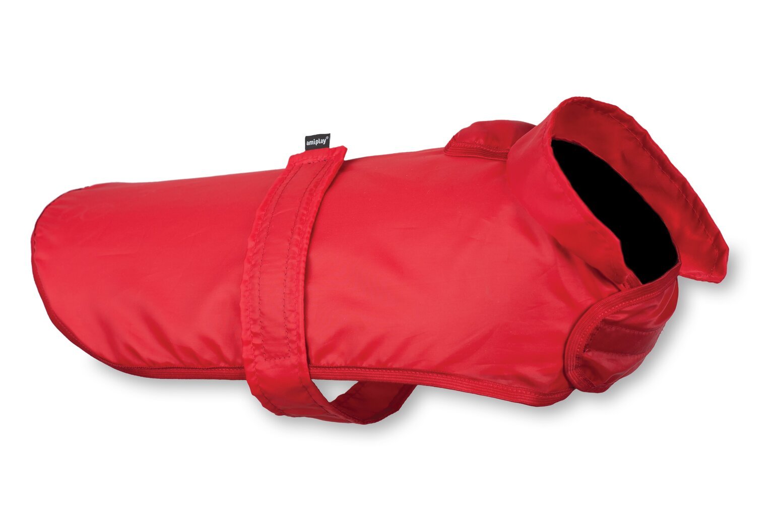 Amiplay vihmamantel Bristol, 48 cm, punane hind ja info | Koerte riided | hansapost.ee