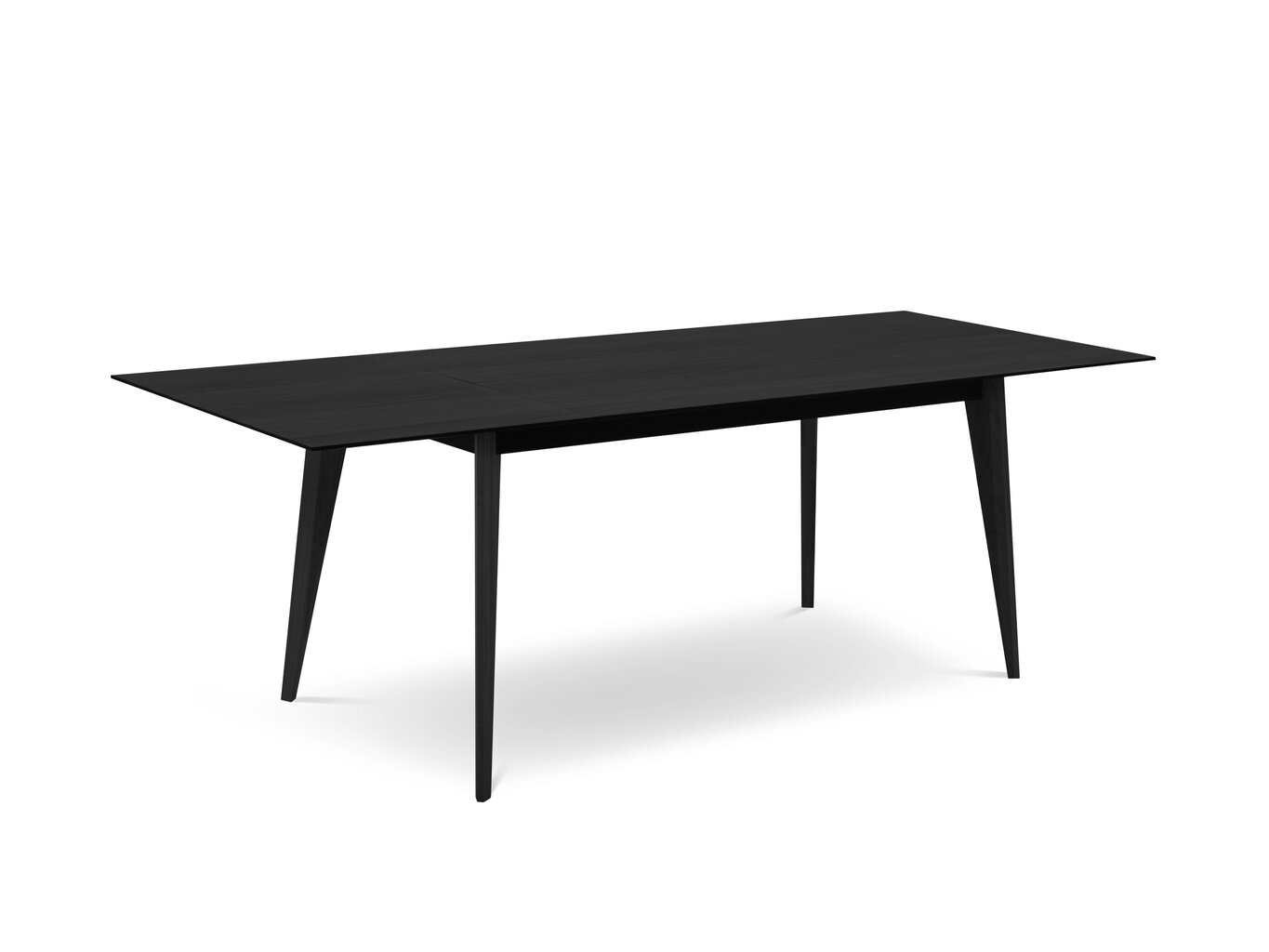 Pikendatav laud Windsor & Co Royal, 140x90 cm, must hind ja info | Köögilauad, söögilauad | hansapost.ee