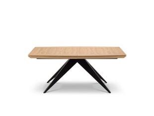 Раскладной стол Windsor & Co Sky, 180 см, коричневый/черный цена и информация | Кухонные и обеденные столы | hansapost.ee