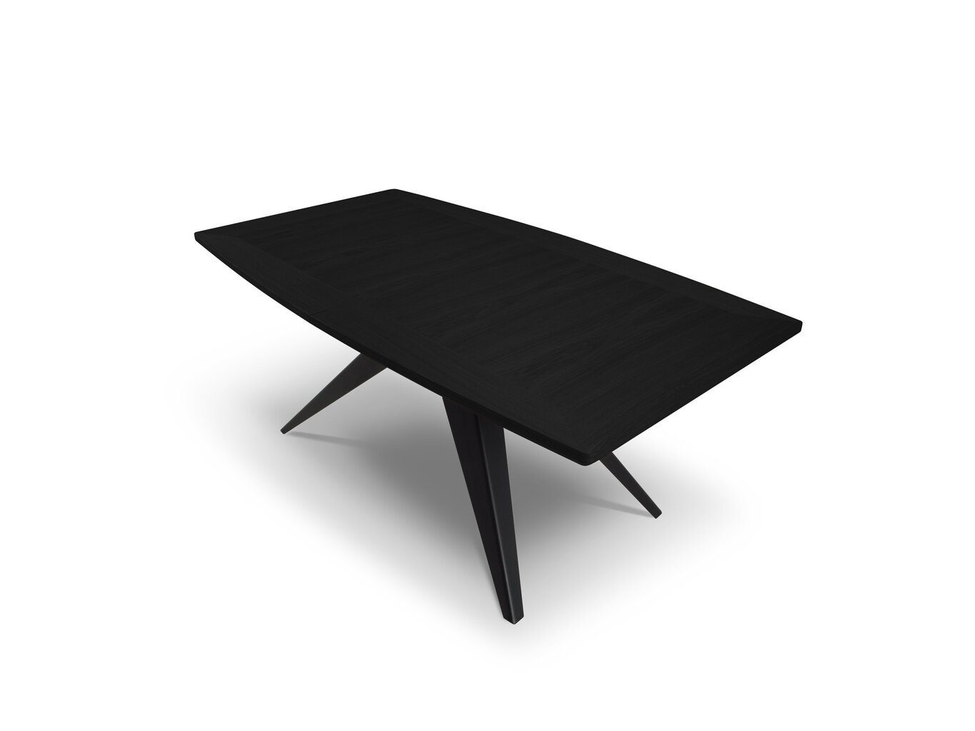 Pikendatav laud Windsor & Co Sky, 180 cm, must hind ja info | Köögilauad, söögilauad | hansapost.ee