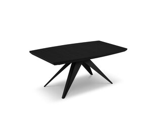 Раскладной стол Windsor & Co Sky, 180 см, черный цена и информация | Кухонные и обеденные столы | hansapost.ee