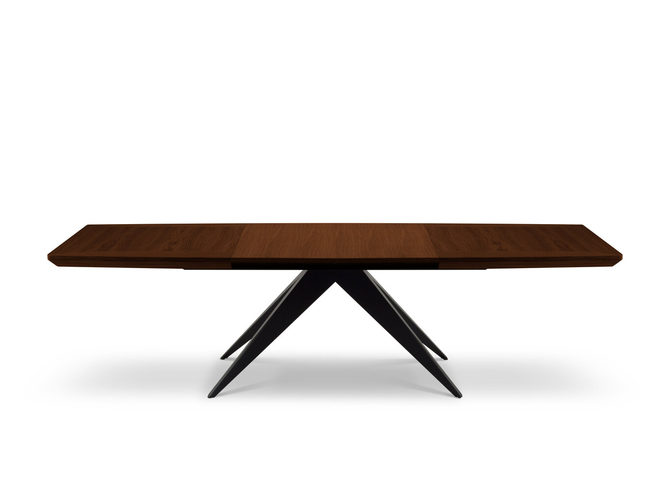 Pikendatav laud Windsor & Co Sky, 180 cm, tumepruun/must цена и информация | Köögilauad, söögilauad | hansapost.ee